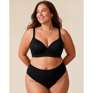 Shapedly Bra 38B Shapedly Back Smoothing Push-Up Bra Wide Band Bras for Back Fat